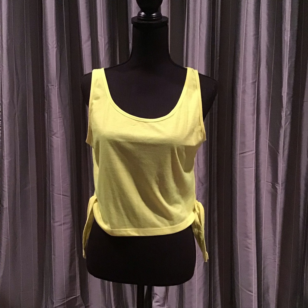 Neon Green crop tank
